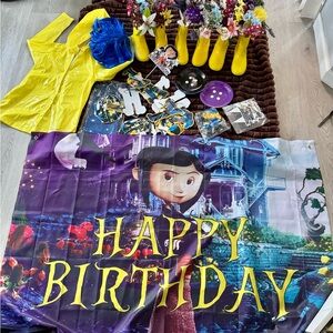 Coraline Theme Birthday Party Decorations